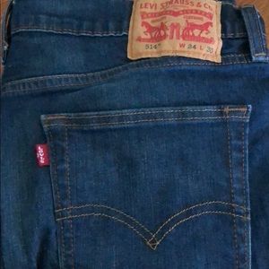 Levi Men’s 514 new without tags jeans
